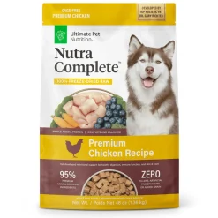 Ultimate Pet Nutrition Nutra Complete Premium Chicken Freeze-Dried Raw Dog Food