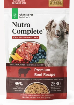 Ultimate Pet Nutrition Nutra Complete Premium Freeze-Dried Raw Dog Food Bundle!