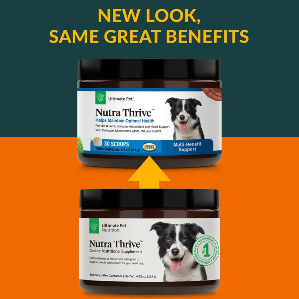 Ultimate Pet Nutrition Nutra Thrive Nutritional Supplements for Dogs, 3.3-oz