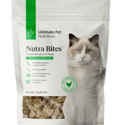 Ultimate Pet Nutrition Nutra Bites Freeze Dried Chicken Breast Cat Treats, 2.5-oz