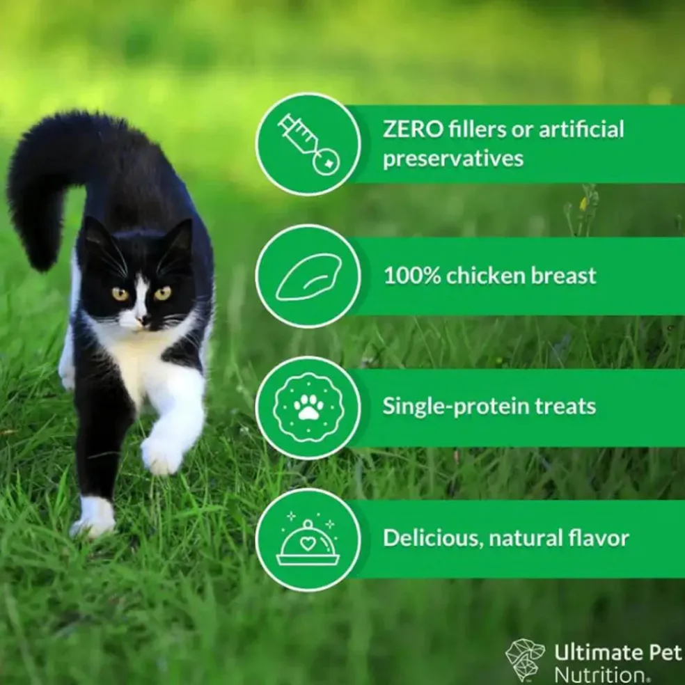 Ultimate Pet Nutrition Nutra Bites Freeze Dried Chicken Breast Cat Treats, 2.5-oz