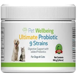 Ultimate Probiotic 9 Strains with Prebiotics for Cats (5.64 oz)