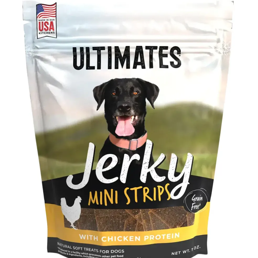 Ultimates Chicken Jerky Mini Strips Dog Treats (7 oz)