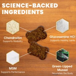 Ultimate Strength Healthy Hip & Joint Chews for Dogs Peanut Butter Flavor