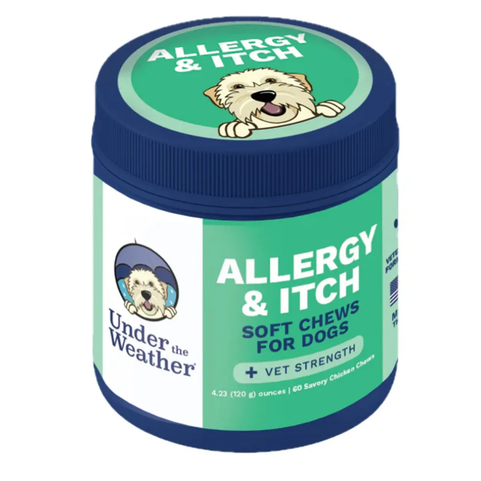 Under the Weather Allergy & Itch Soft Chews for Dogs, 60-count