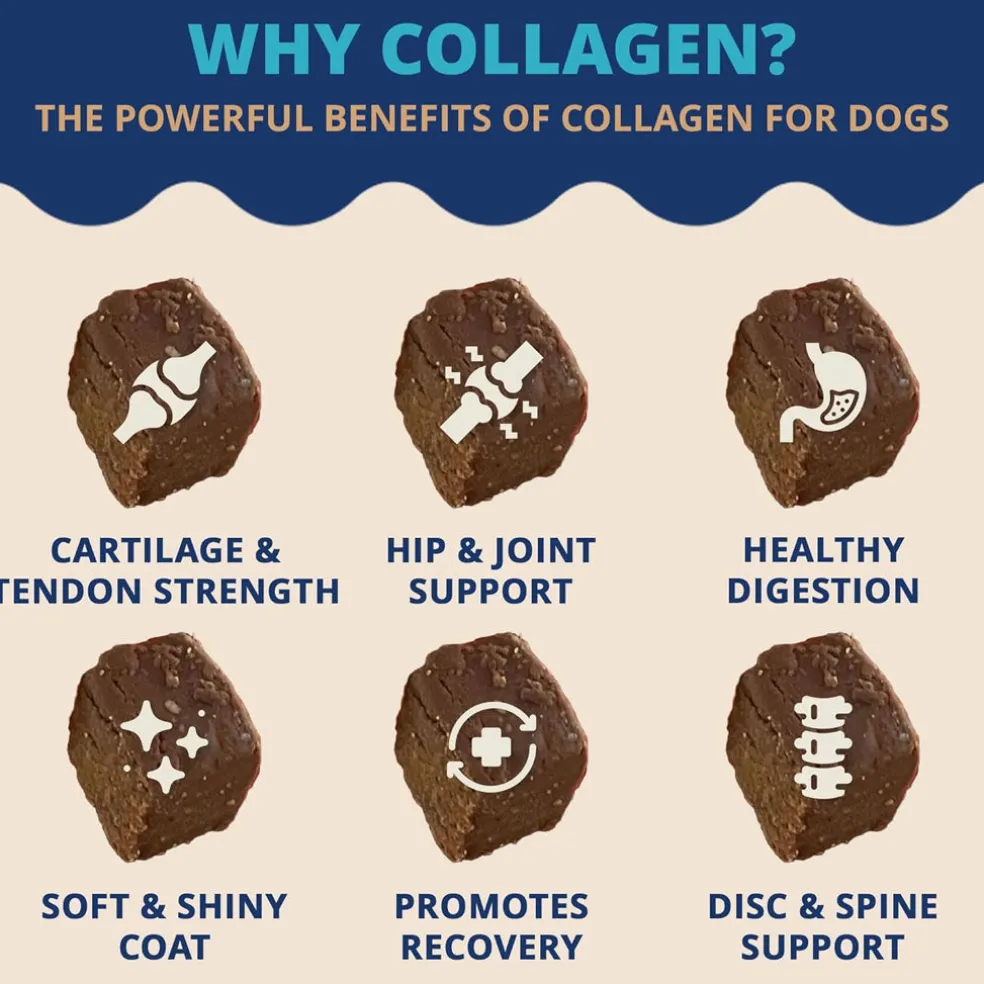 Under the Weather Collagen Soft Chews for Dogs, 60 chews