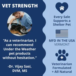 Under The Weather Disc & Spine Vet Strength Support for Dogs (60 soft chews)