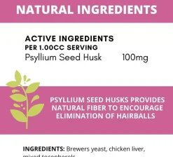 Under the Weather Hairball Support Powder for Cats, 2.54-oz