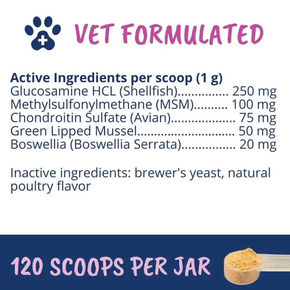 Under the Weather Hip & Joint Powder for Dogs, 4.23-oz