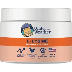 Under the Weather L-Lysine Support Powder for Cats, 2.54-oz