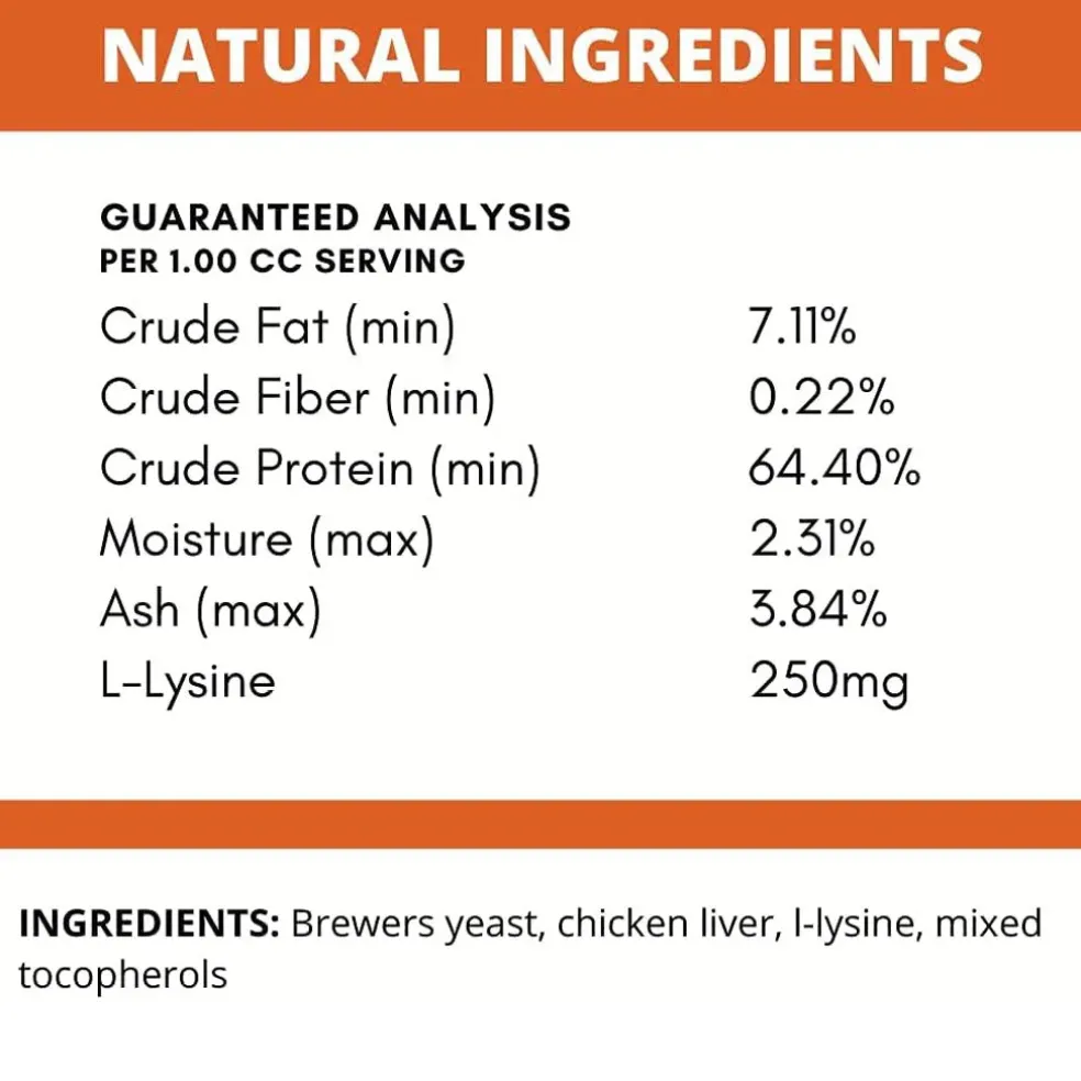 Under the Weather L-Lysine Support Powder for Cats, 2.54-oz