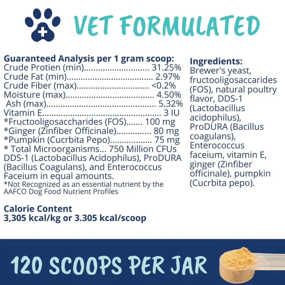 Under the Weather Probiotic Powder for Dogs, 4.23-oz