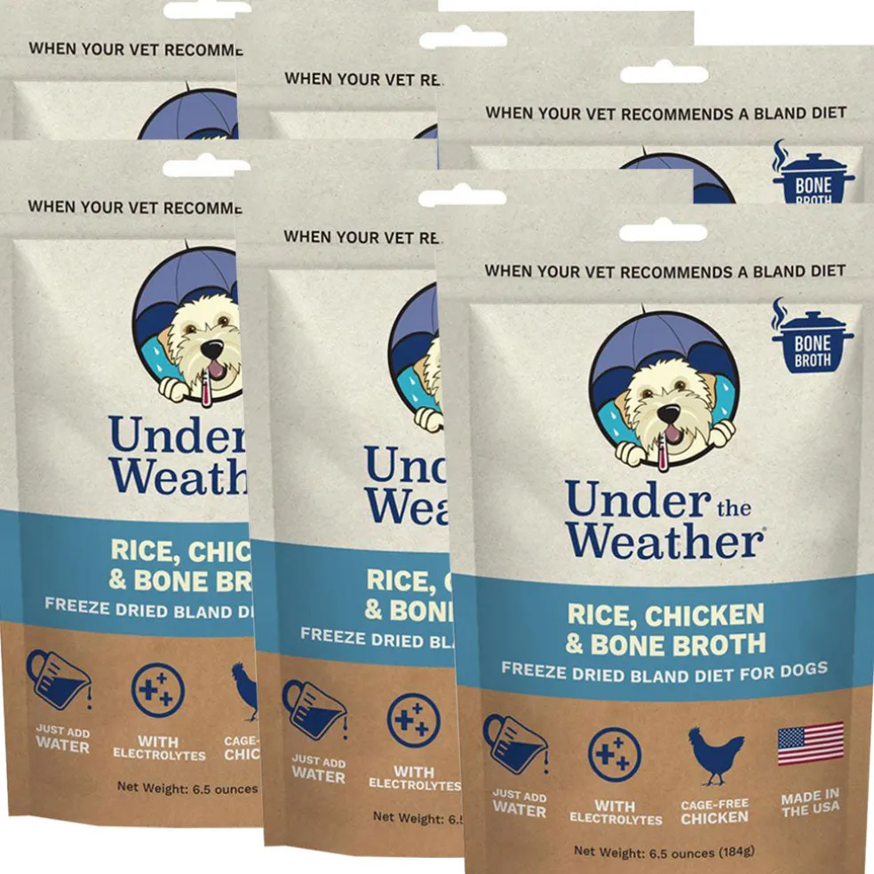 Under the Weather Rice, Chicken & Bone Broth Freeze Dried Bland Diet for Dogs, 6-oz