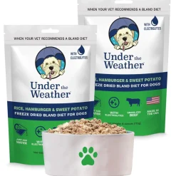 Under the Weather Rice, Hamburger & Sweet Potato Freeze Dried Bland Diet for Dogs, 6-oz