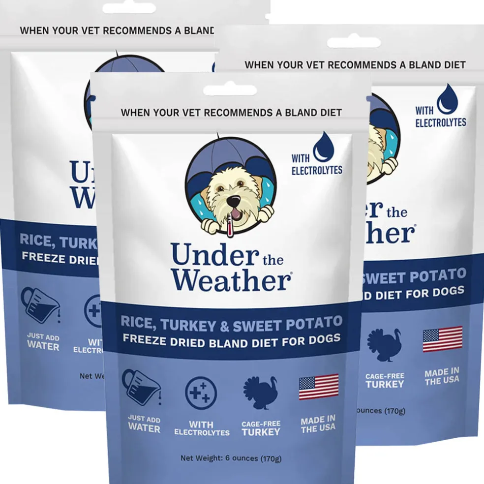 Under the Weather Rice, Turkey & Sweet Potato Freeze Dried Bland Diet for Dogs, 6-oz