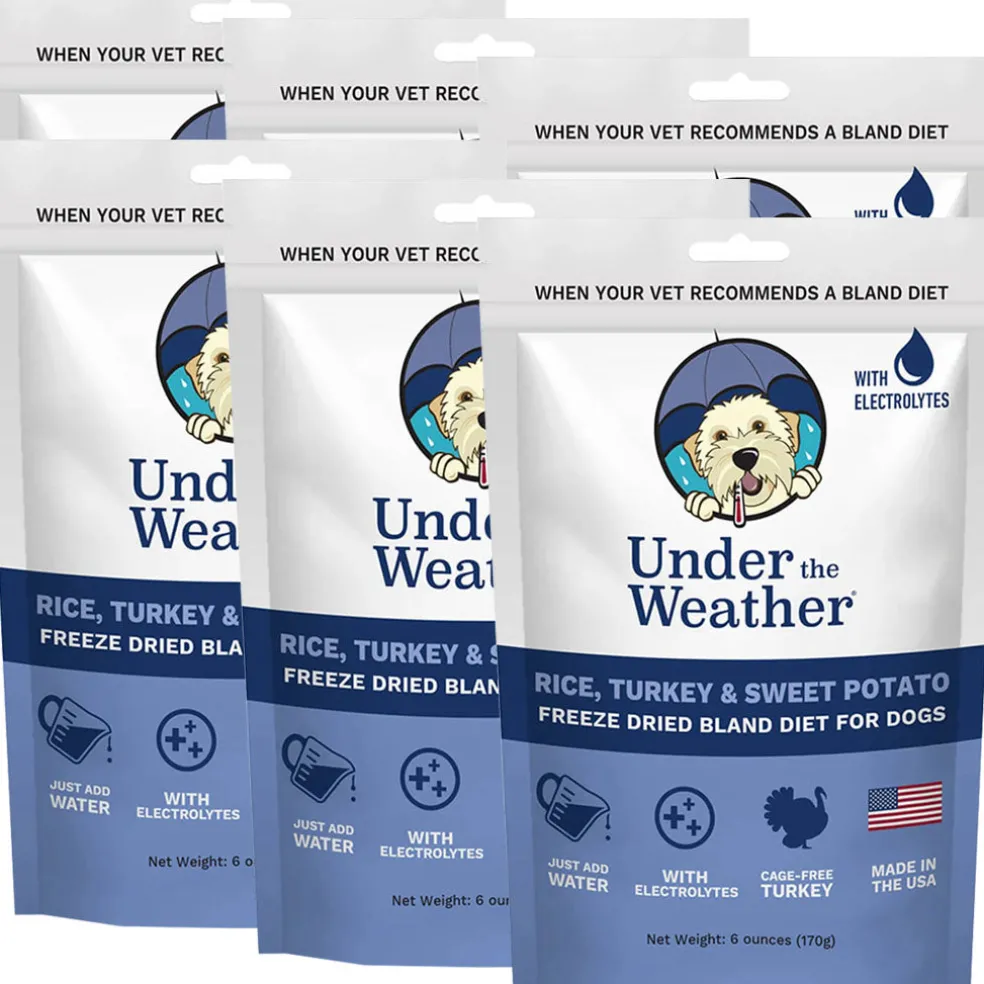Under the Weather Rice, Turkey & Sweet Potato Freeze Dried Bland Diet for Dogs, 6-oz