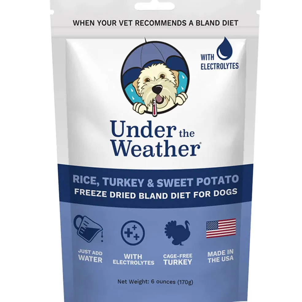 Under the Weather Rice, Turkey & Sweet Potato Freeze Dried Bland Diet for Dogs, 6-oz