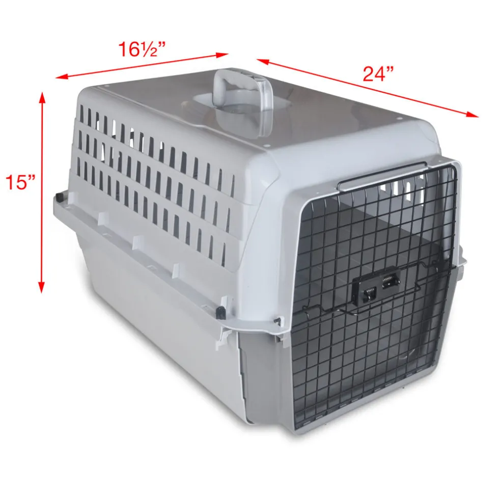 Van Ness Calm Carrier Max for Pets Up to 35 lbs, Grey