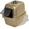 Van Ness Plastics Enclosed Sifting Cat Litter Box, Beige, Large