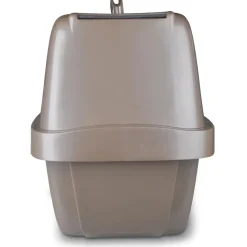 Van Ness Plastics Enclosed Sifting Cat Litter Box, Beige, Large