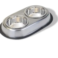 Van Ness Plastics Heavyweight Stainless Steel Double Dish