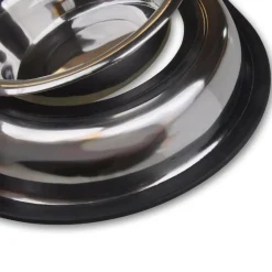 Van Ness Plastics Heavyweight Stainless Steel Double Dish