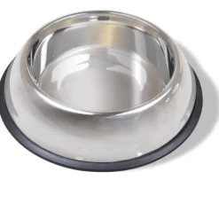 Van Ness Plastics Stainless Steel No-Tip Dish