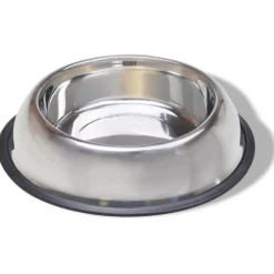 Van Ness Plastics Stainless Steel No-Tip Dish