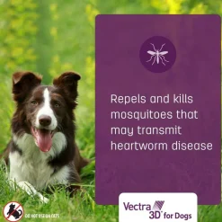 Vectra 3D Flea and Tick Spot Treatment for Dogs & Puppies, 56-95 lbs