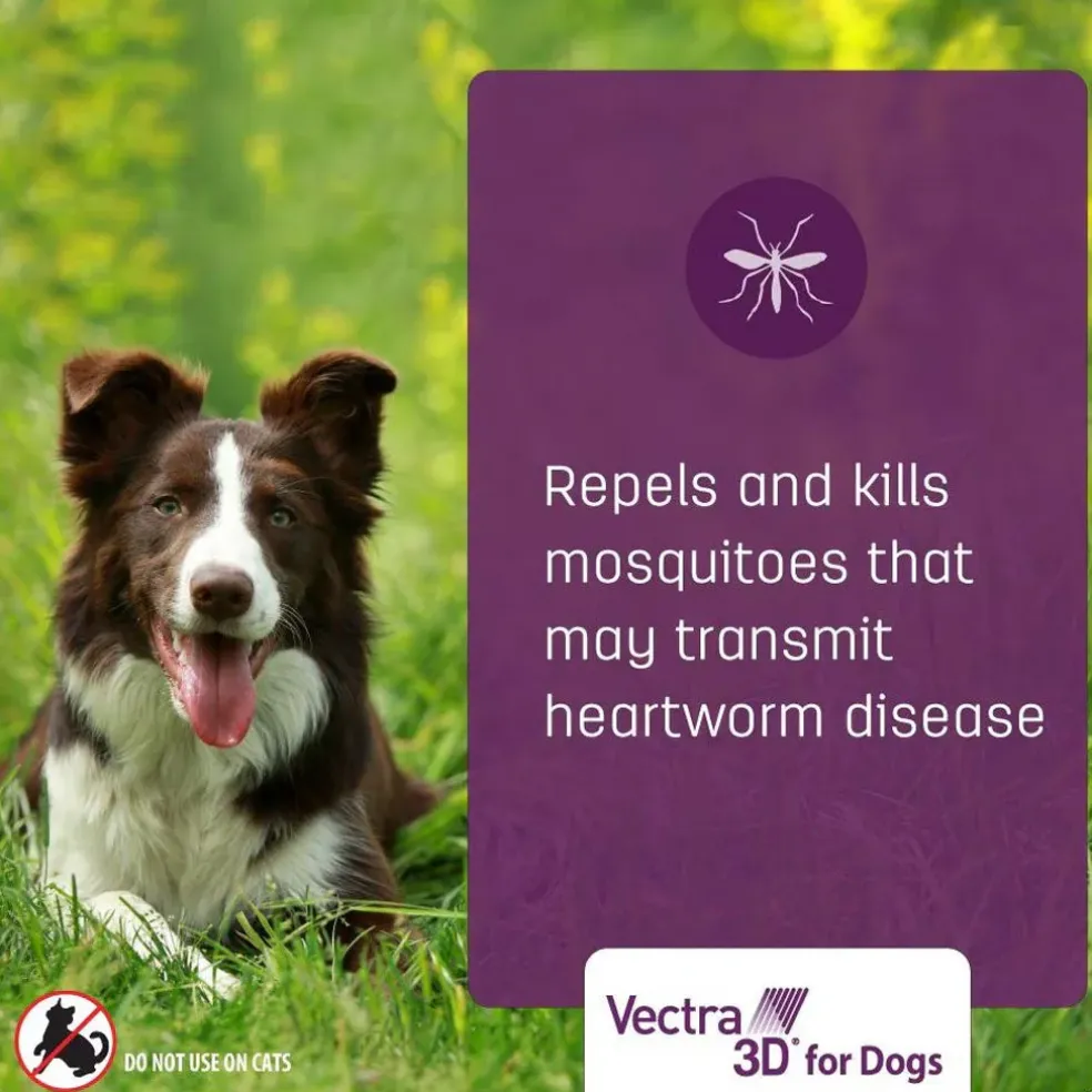 Vectra 3D Flea and Tick Spot Treatment for Dogs & Puppies, 5-10 lbs