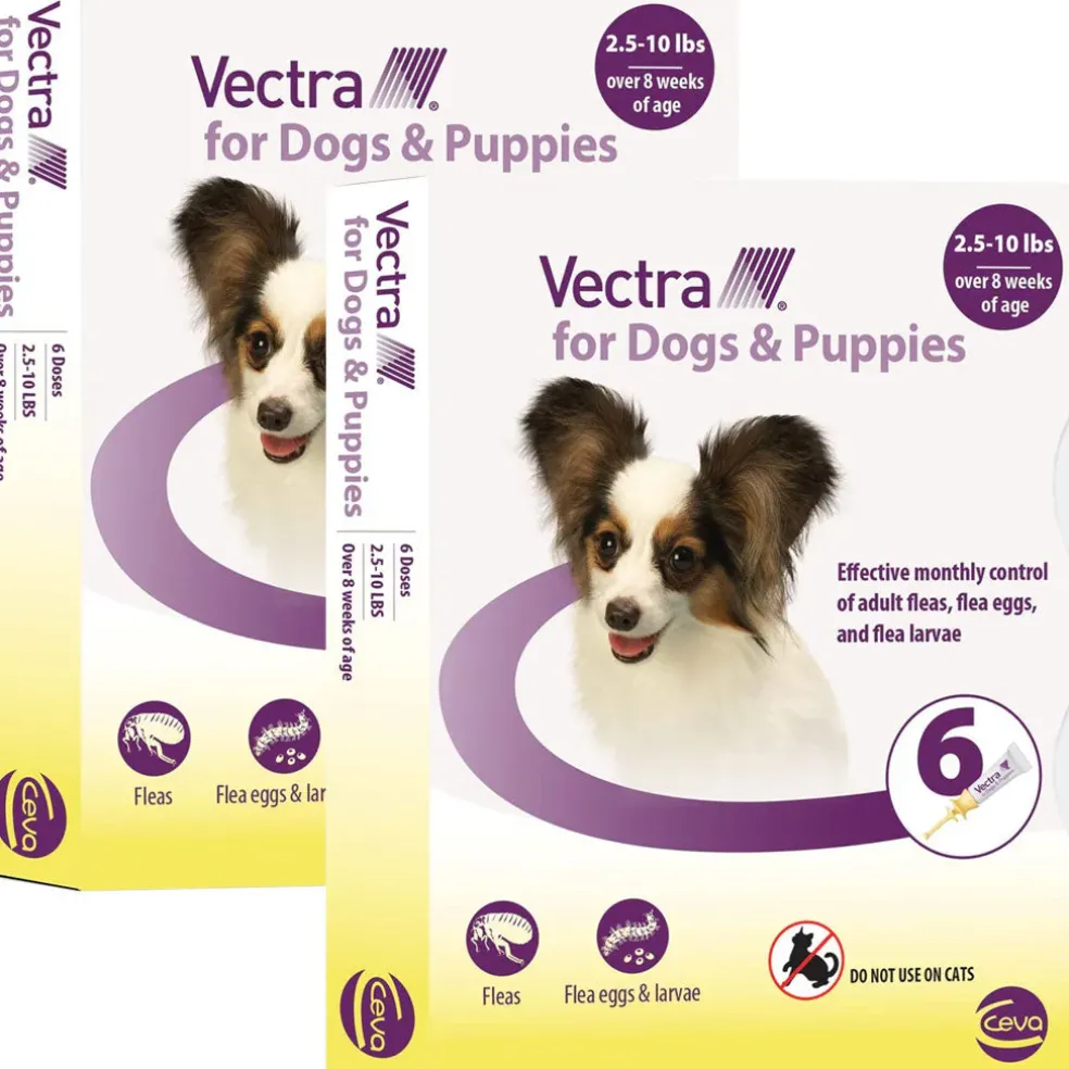 Vectra Flea and Tick Spot Treatment for X-Small Dogs & Puppies, 2.5-10 lbs