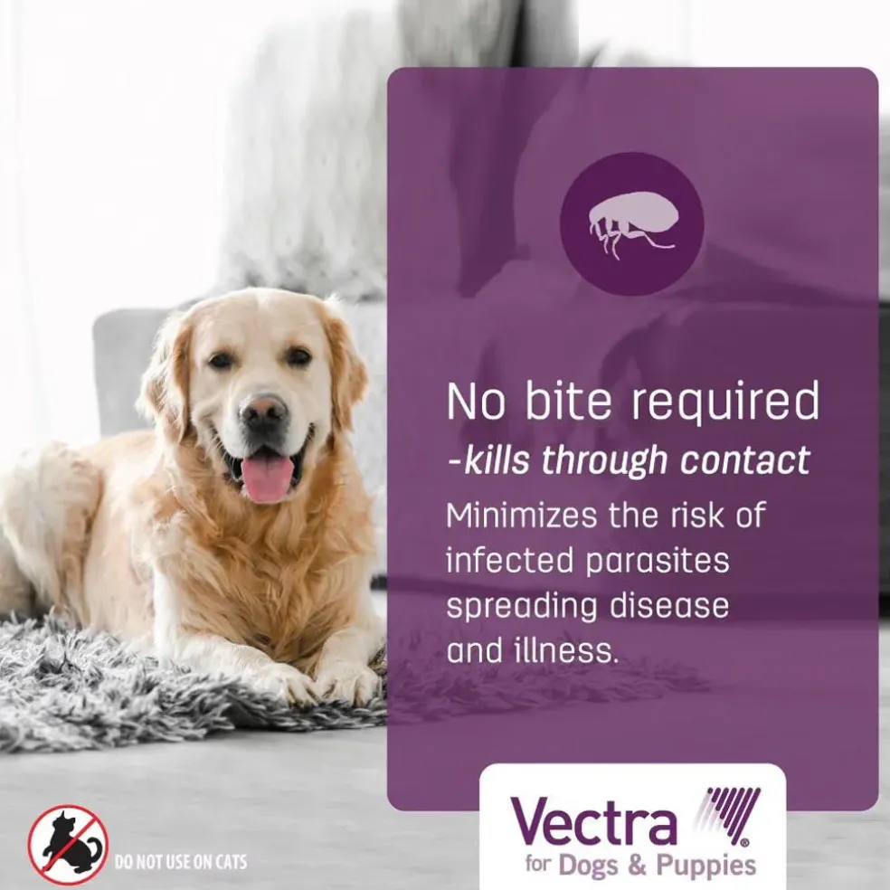 Vectra Flea and Tick Spot Treatment for X-Small Dogs & Puppies, 2.5-10 lbs
