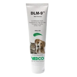 Vedco DLM-9 DL-Methionine Gel Supplement for Dogs & Cats, Malt Flavor, 4.25 oz