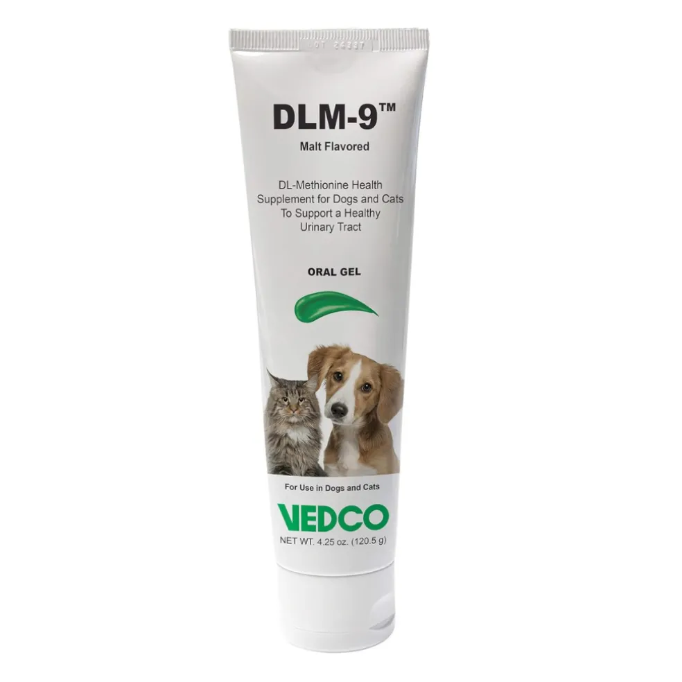 Vedco DLM-9 DL-Methionine Gel Supplement for Dogs & Cats, Malt Flavor, 4.25 oz