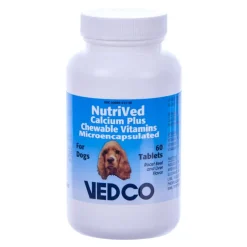 Vedco NutriVed Calcium Plus Chewable Tablets For Dogs (60 ct)