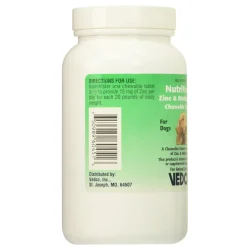 Vedco NutriVed Zinpro Chewable Zinc Methionine Tablets for Dogs (100 ct)