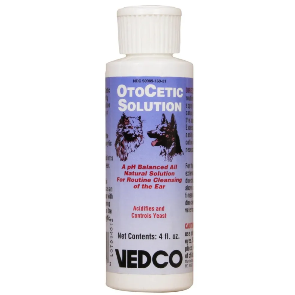 Vedco OtoCetic Solution For Dogs & Cats (4 oz)