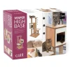 Vesper Walnut Cat Furniture with Very High Base