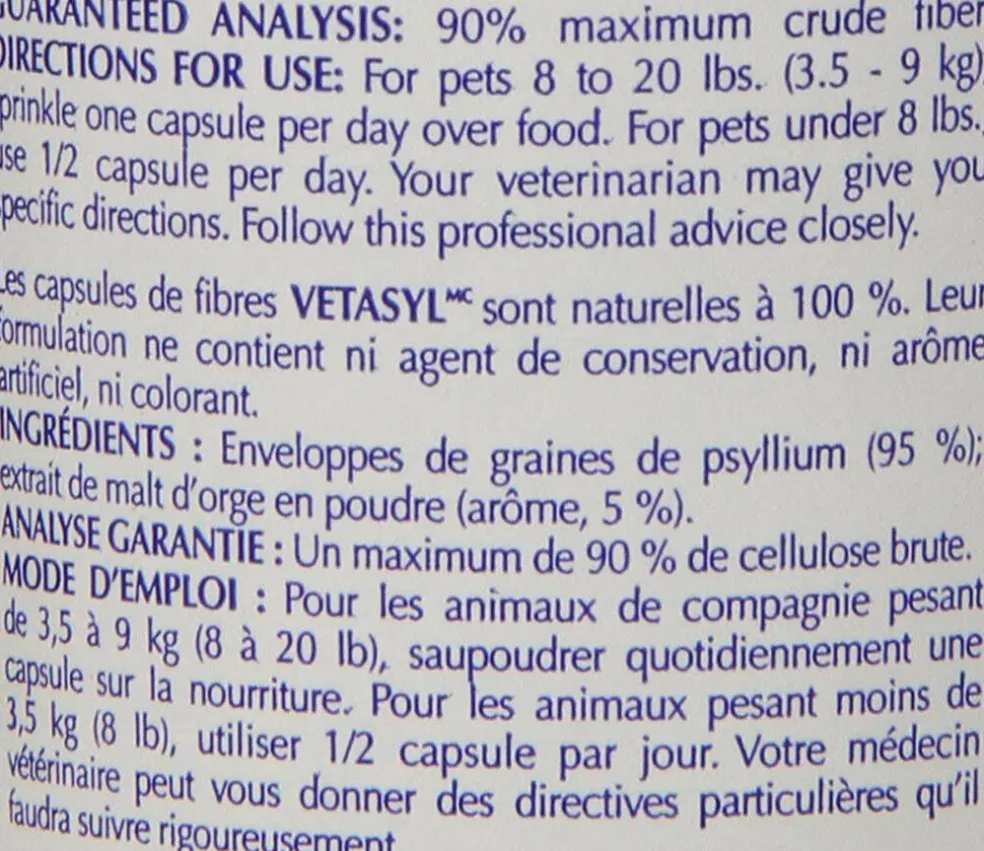 Vetasyl Fiber Capsules (100 capsule)