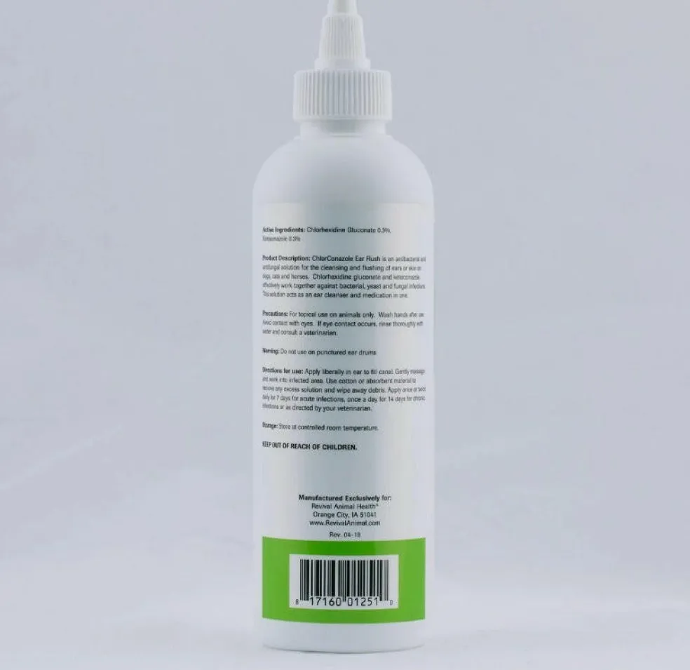 Vet Basics ChlorConazole Ear Flush for Dogs & Cats