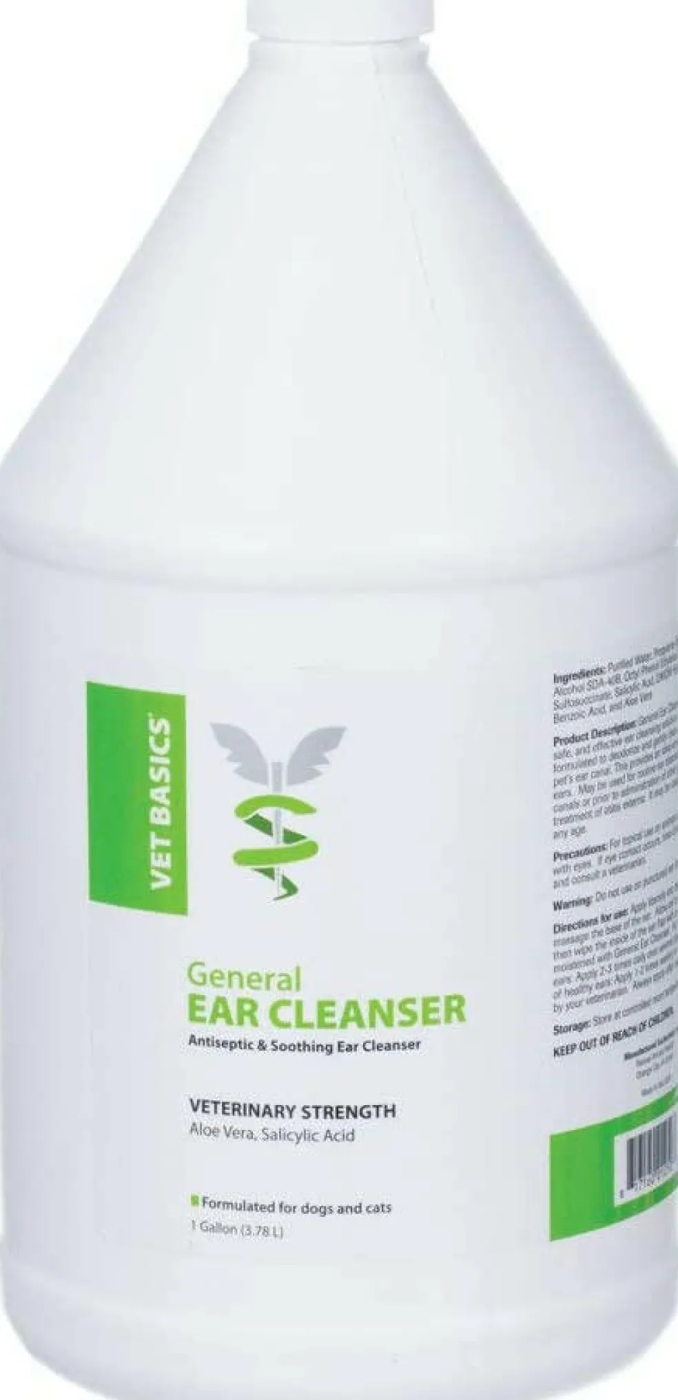 Vet Basics General Ear Cleanser for dogs & cats, Gallon