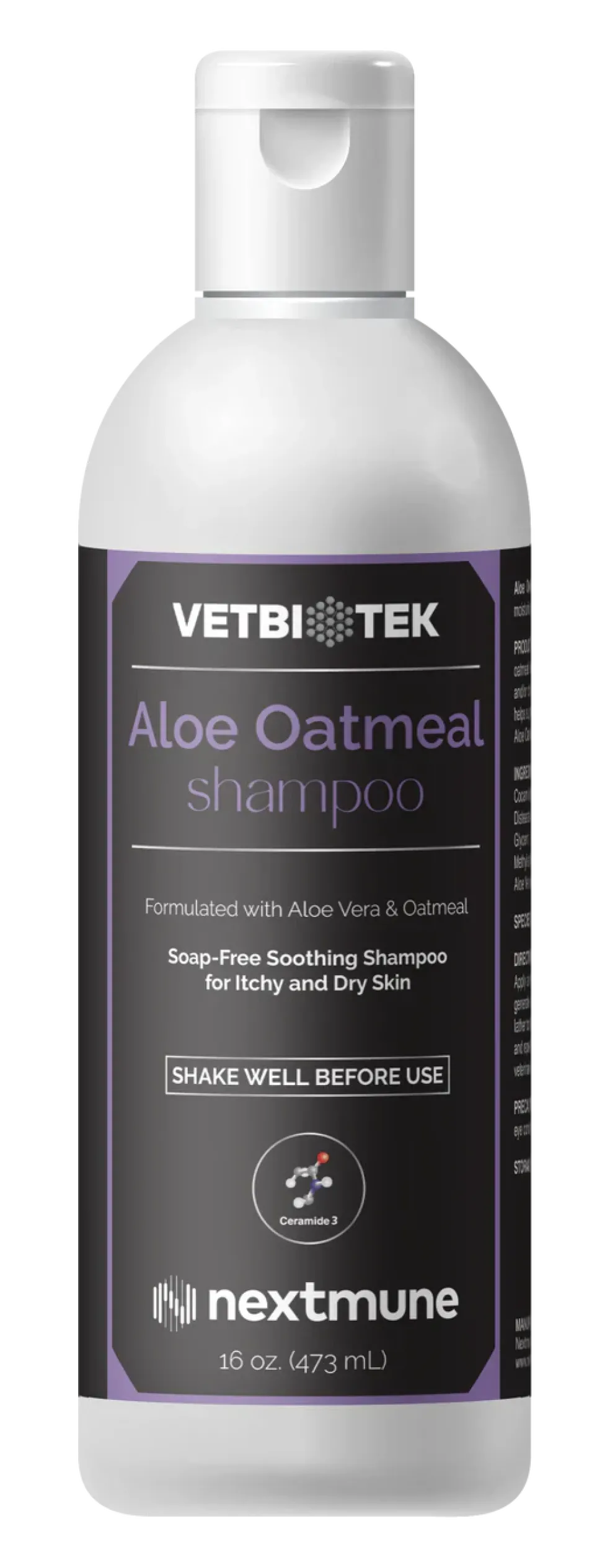 VetBiotek Aloe & Oatmeal Soothing Soap-Free Shampoo For Pets