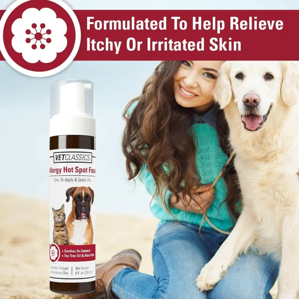 Vet Classics Allergy Hot Spot Foam (8 oz)