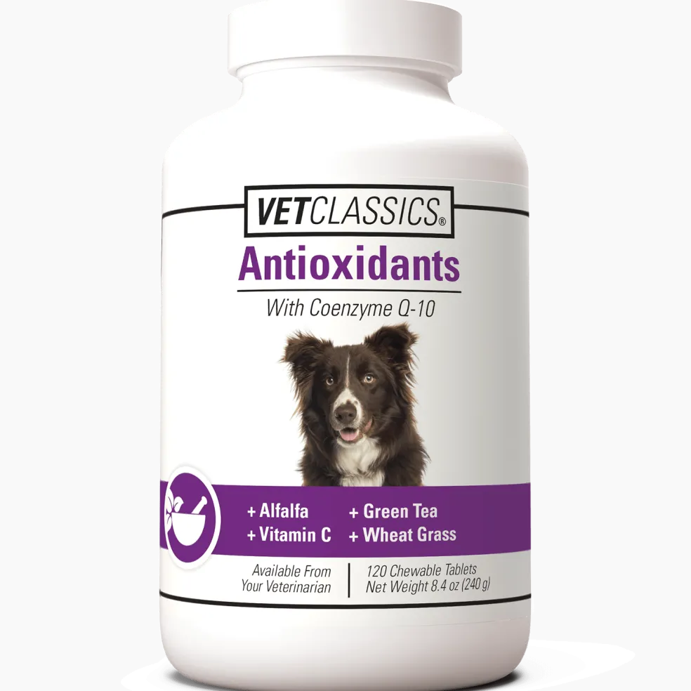 Vet Classics Antioxidants With Coenzyme Q-10 for Dogs (120 chewable tablets)