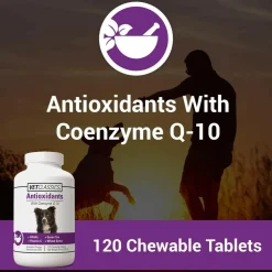 Vet Classics Antioxidants With Coenzyme Q-10 for Dogs (120 chewable tablets)