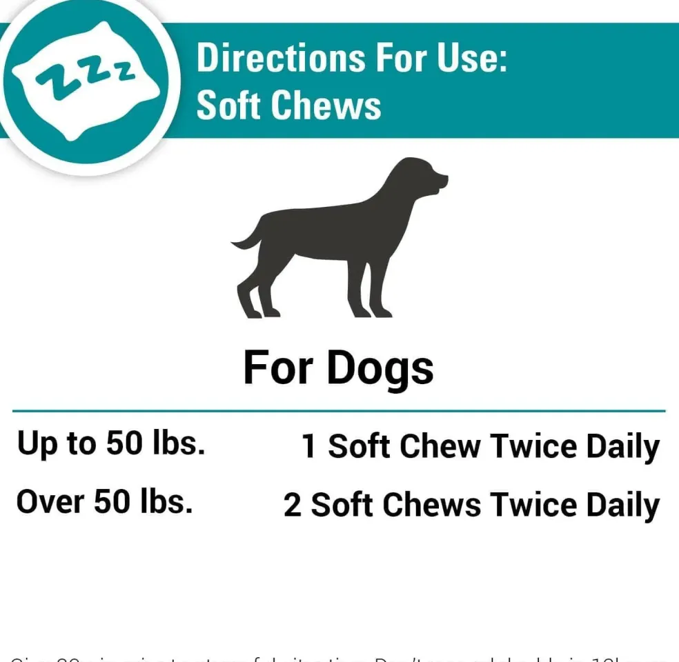 Vet Classics Anxiety & Stress Soft Chews for Dogs (120 count)