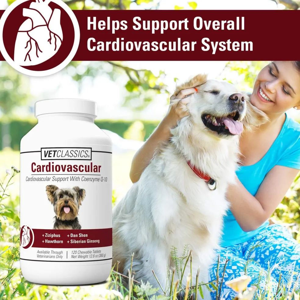 Vet Classics Cardiovascular Support for Dogs (120 Chew Tabs)