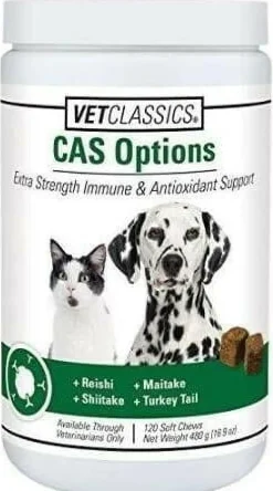 Vet Classics CAS Options for Dogs and Cats (120 Soft Chews)