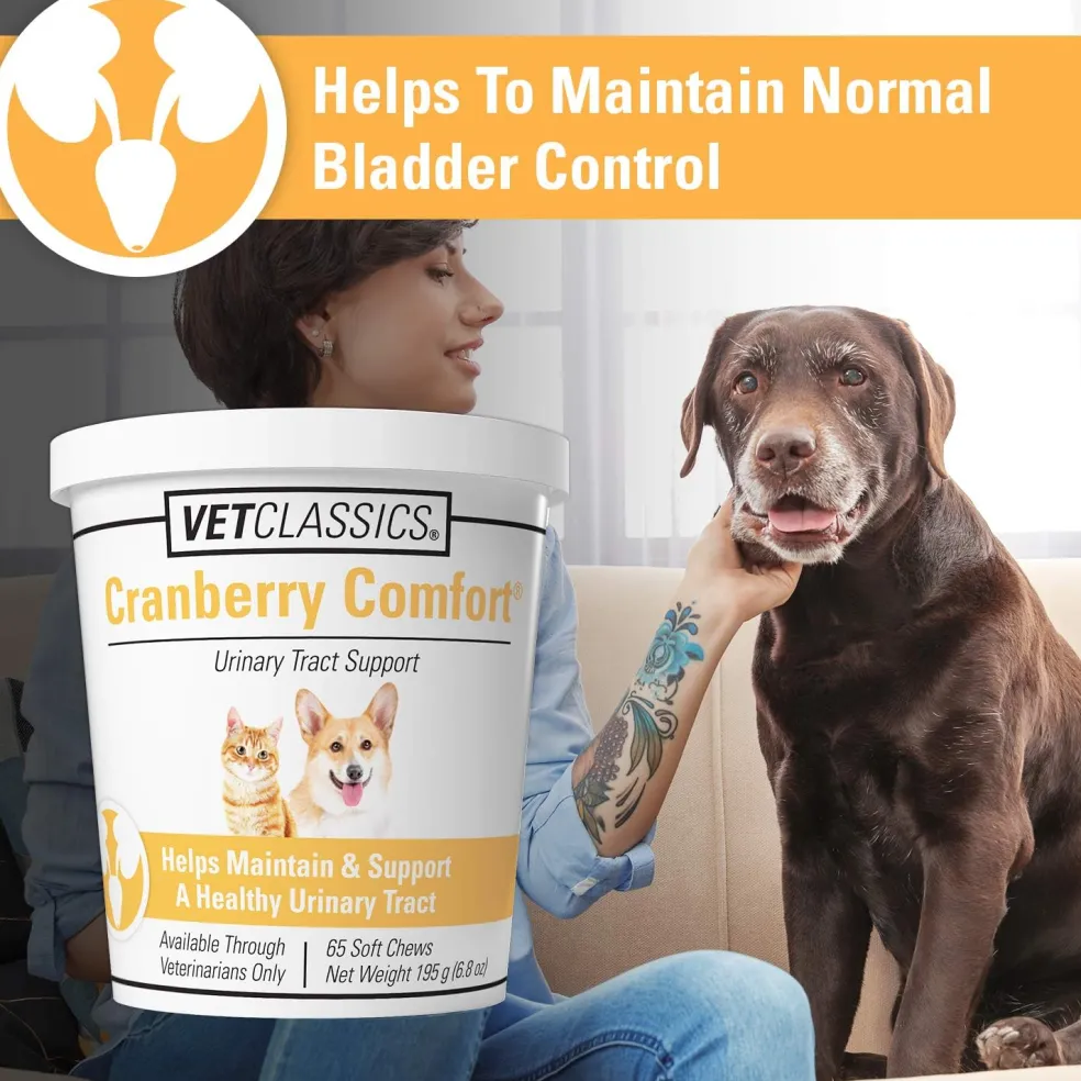 Vet Classics Cranberry Comfort Soft Chews for Dogs & Cats