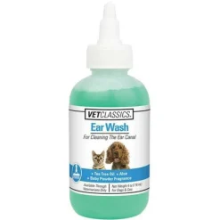 Vet Classics Ear Wash with Tea Tree Oil for Dogs & Cats (4 oz)